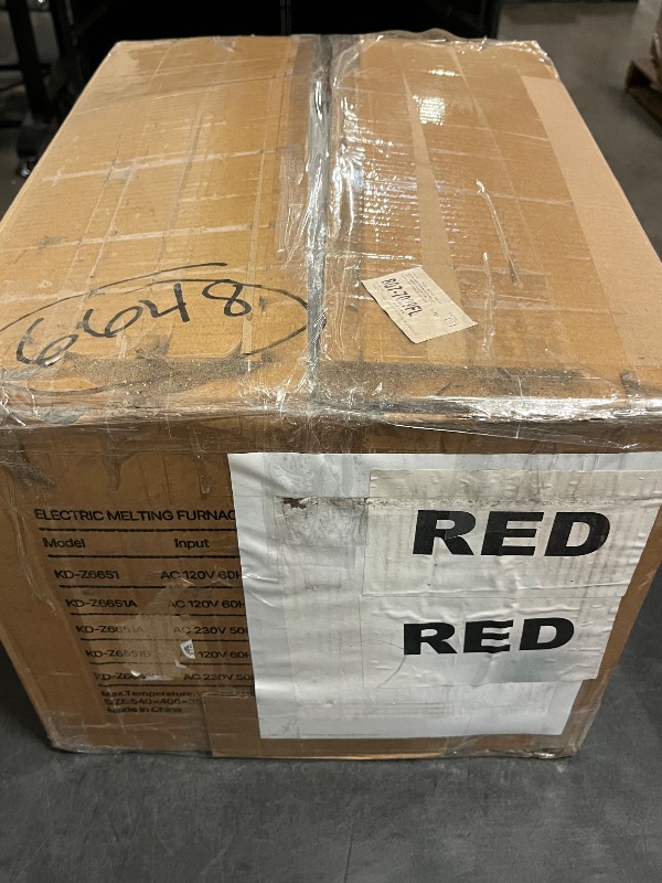 Photo 1 of VEVOR 1500W Programmable Electric Kiln, Digital Melting Furnace with Multi-Stage Temperature Control, Stainless Steel 2192°F/1200? for Jewelry, Metal, Glass, Ceramics, Wax Casting & DIY Crafts
