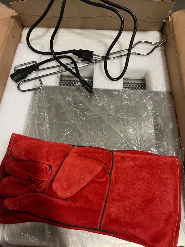 Photo 1 of VEVOR 1500W Programmable Electric Kiln, Digital Melting Furnace with Multi-Stage Temperature Control, Stainless Steel 2192°F/1200? for Jewelry, Metal, Glass, Ceramics, Wax Casting & DIY Crafts
