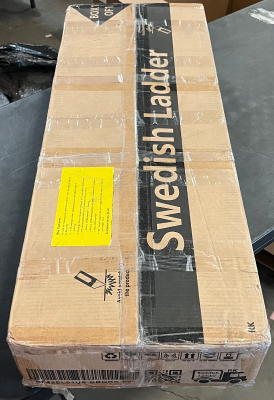 Photo 1 of Swedish Ladder, Wood Stall Bar, Swedish ladders Wall Gym Adult, Adjustable Pull Up and Dip Station for Adults and Kids, 9-Anchor Solid Pine, Home Fitness