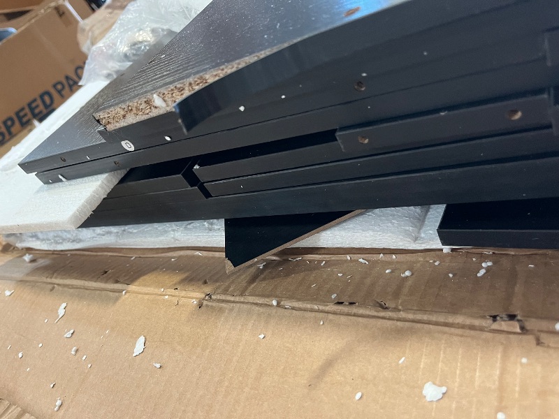 Photo 1 of Unikito Closet Systems, 6-14FT Walk in Closet Organizer with 8 Drawers and Mirror, 168" Large Wood Closets Insert with Tower, Sturdy Wardrobe Closets Garment Rack with Extendable Hanging Rods, Black