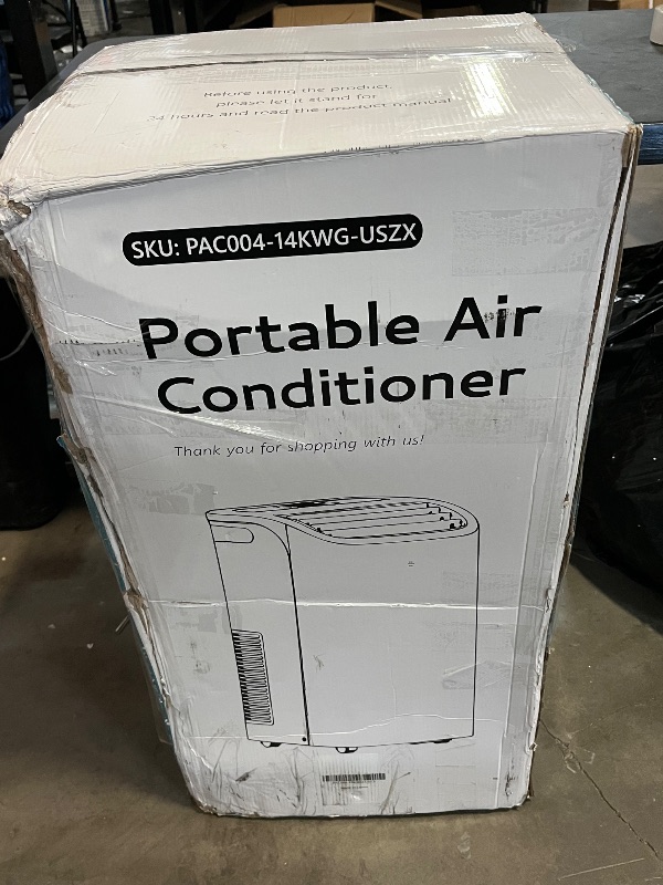 Photo 1 of 14000 BTU Portable Air Conditioners with Remote Control, 3-in-1 Free Standing Cooling AC Unit with Fan & Dehumidifier, Cools Room up to 700 sq.ft, Smart/Sleep Mode,3 Speed,Auto Swing,24H Timer