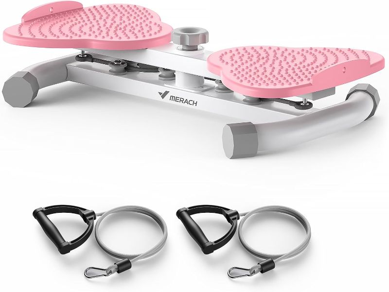 Photo 1 of *Purple* MERACH Waist Twister Machine Exercise, Ab Twist Board with 300 lbs Weight Capacity, Abs Workout for Slim Waist and Core Ab Exercise, Noiseless Home Gym Equipment for Women Men
