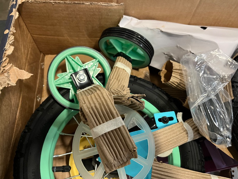 Photo 1 of JOYSTAR 12 14 16 Inch Kids Bike for 2-7 Years Girls 33-53 Inch Tall, Toddler Girls Bike with Training Wheels, Rainbow Bikes, Children Bicycle, Macaroon
