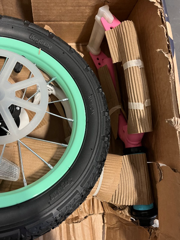 Photo 1 of JOYSTAR 12 14 16 Inch Kids Bike for 2-7 Years Girls 33-53 Inch Tall, Toddler Girls Bike with Training Wheels, Rainbow Bikes, Children Bicycle, Macaroon
