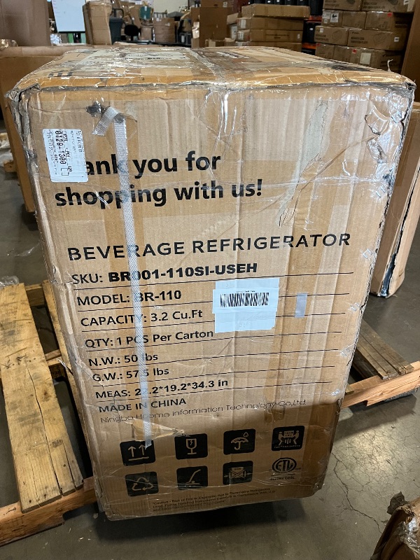 Photo 1 of EUHOMY Beverage Refrigerator and Cooler, 128 Can Mini fridge with Glass Door, Small Refrigerator with Adjustable Shelves for Soda Beer or Wine, Perfect for Home/Bar/Office, Silver
