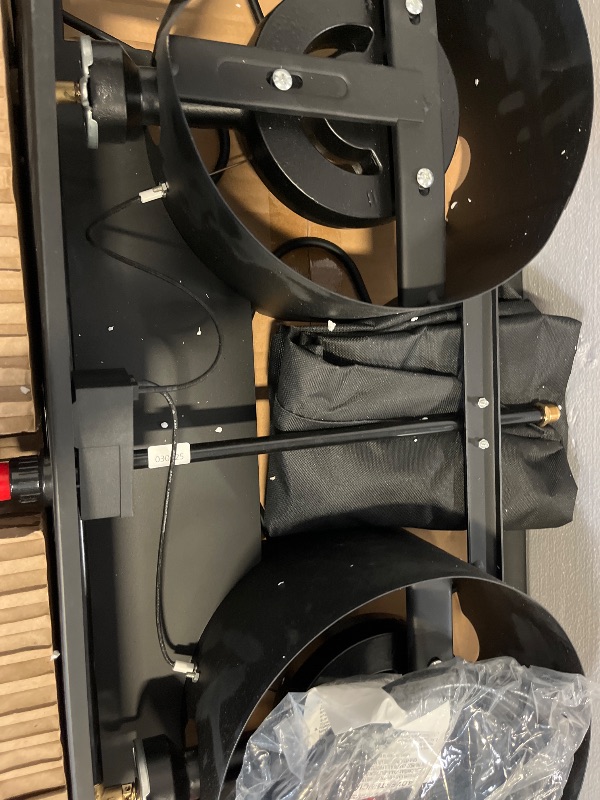 Photo 1 of Bestfire 2 burner Camping Stove with Auto Ignition Button,Side Shelves & Regulator150,000 BTU High Pressure Gas Stove Propane Burner With Removable Legs for Outdoor BBQ&Backyard Cooking Camping Home
