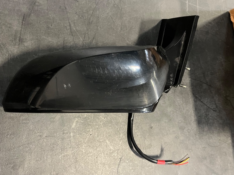 Photo 1 of Dasbecan Left Driver Side Door Mirror Compatible with Nissan Altima 2013-2018 Heated with Turn Signal Indicator Power Glass Manual Folding Replaces 963743TH1A Black 6Pins
