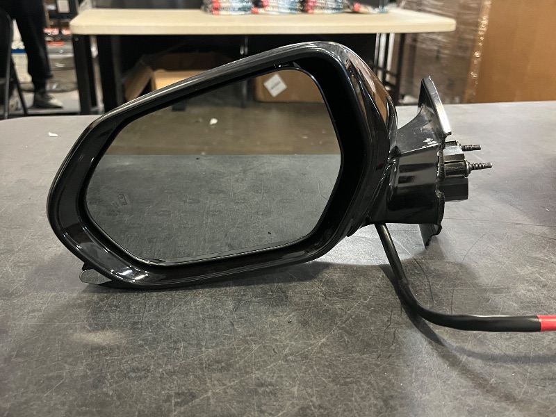 Photo 1 of Dasbecan Left Driver Side Door Mirror Compatible with Nissan Altima 2013-2018 Heated with Turn Signal Indicator Power Glass Manual Folding Replaces 963743TH1A Black 6Pins
