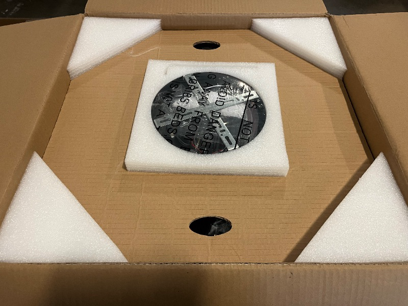 Photo 1 of Vintage Fandelier Caged Ceiling Fan with Light and Remote for Farmhouse, Dia 21.7 inch Ceiling Fan Light, Windmill-shaped Flush Mount Ceiling Fan with Light for Bedroom Living Room, 8 Lights