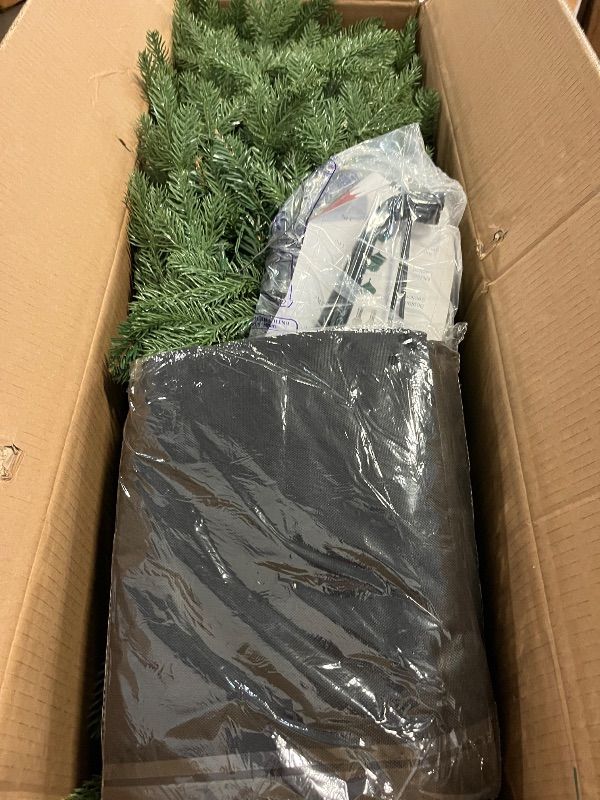 Photo 1 of 6ft Green Christmas Tree with Storage Bag and 8 Mode Lighting

