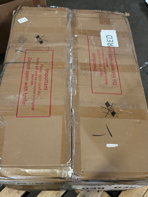 Photo 1 of 50 Inch Loveseat Sofa | Comfy Small Couch for Bedroom, Living Room, Office | Mini 2 Seater Sofa in a Box | Deep Seat with Double Layer Upholstered Cushion, Removable Cover, Chenille Fabric | Black
