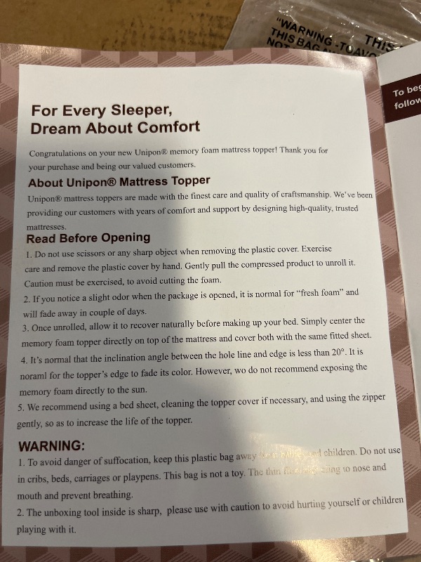 Photo 1 of 4 Inch Extra Firm Queen Mattress Topper with Cooling Gel & Bamboo Charcoal, Firm Queen Memory Foam Mattress Topper for Pain Pressure Relief, CertiPUR-US Certified, Removable Cover
