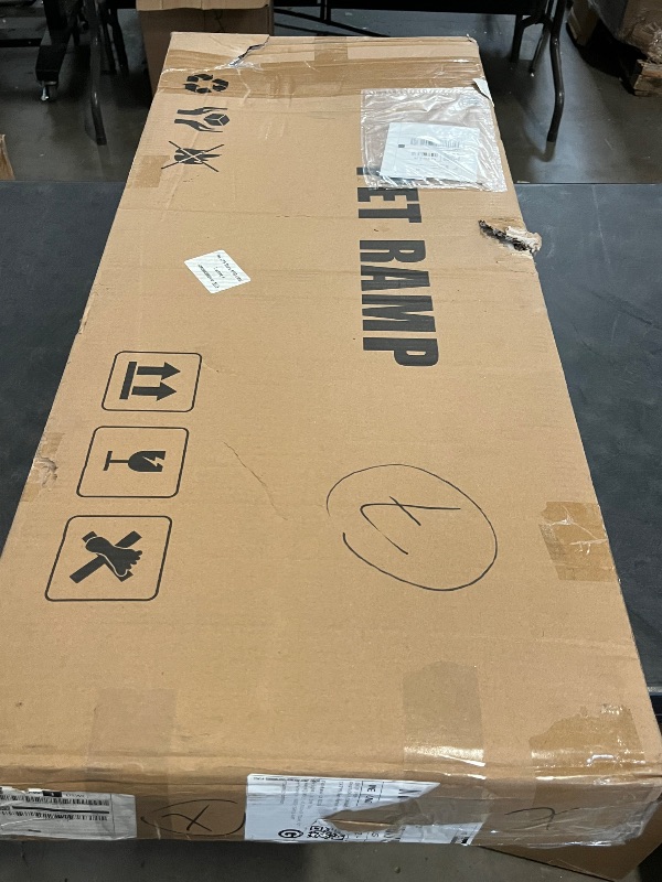 Photo 1 of Dog Ramp for Bed - Foldable Small to Large Dog Ramp for Couch - 6 Adjustable Height from 12" to 24" - Stairs with High Traction Mat - Wooden Portable Ramp for Dogs to Get on Bed Couch Car Up to 200LBS
