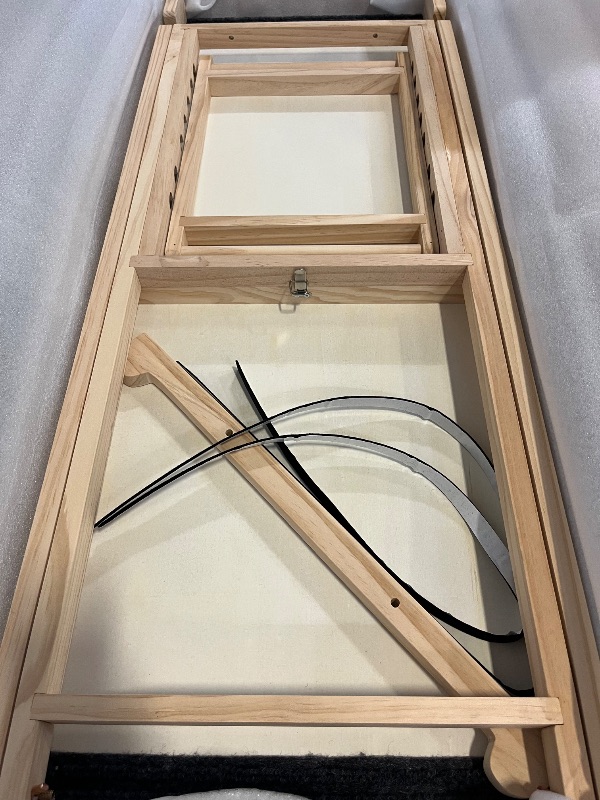 Photo 1 of Dog Ramp for Bed - Foldable Small to Large Dog Ramp for Couch - 6 Adjustable Height from 12" to 24" - Stairs with High Traction Mat - Wooden Portable Ramp for Dogs to Get on Bed Couch Car Up to 200LBS
