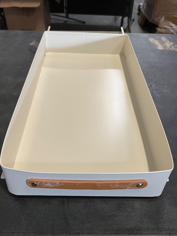 Photo 1 of Kitchen Bathroom Under Sink Organizers and Storage, Multi-Purpose Stackable Pantry Countertop Pull Out Cabinet Organizer with Removable Drip Tray and Handle
