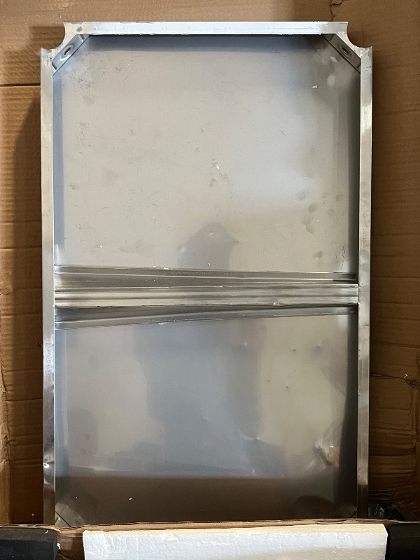 Photo 1 of **********MISSING PARTS*******
Vevor Mophorn Stainless Steel Work Table 36x24 Inch with 4 Wheels, Casters Heavy Duty Food Prep Worktable for Commercial Kitchen Restaurant, Silver