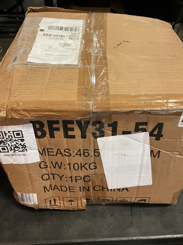 Photo 1 of Bestfire High Pressure Propane Burner, 120000 BTU Single Propane Stove with 4.1ft 0-20Psi Adjustable Hose with Regulator, 16" Square Steel Cooktop for Camping
