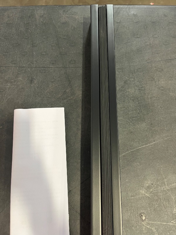 Photo 1 of Black Glass Railing Post, Clamp Glass with Spigot Slots, 304 Stainless Steel Railing System for Indoor or Outdoor Balcony, Terrace, Deck, Balustrade, Stair, Pool
