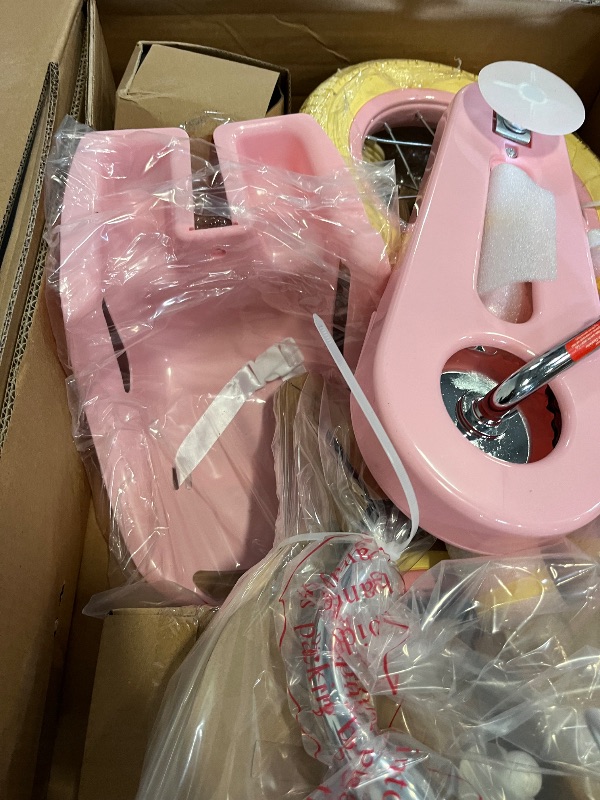 View 3 of Glaf 12 14 16 20 Inch Girls Bike with Training Wheels for Kids Age 2-12 Years Old Toddler Girls Bike with Basket and Doll Seat Kids Bicycle Adjustable Seat