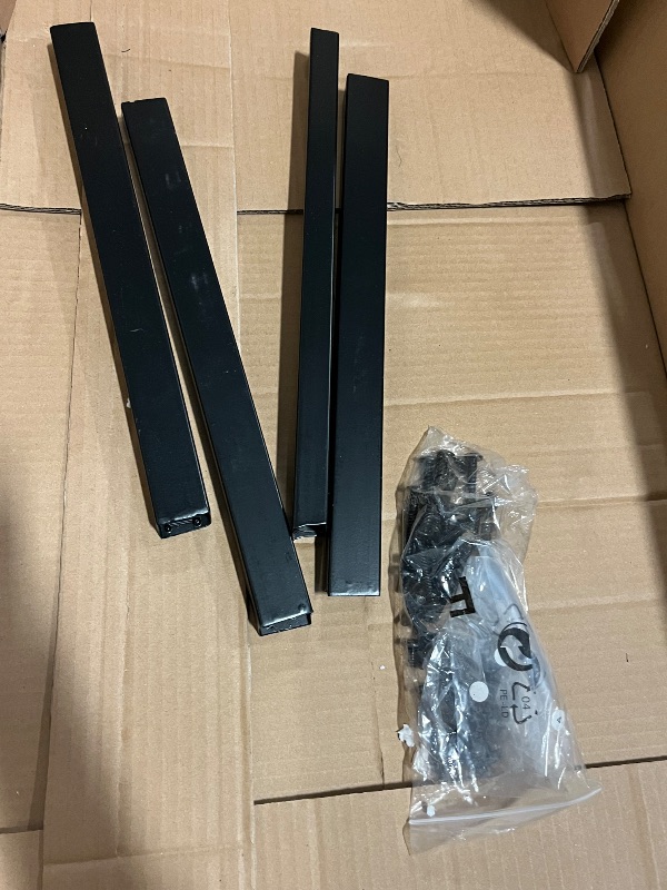 Photo 1 of Dining Chairs Set for 4, PU Leather Chairs for Small Space, Apartment, Black