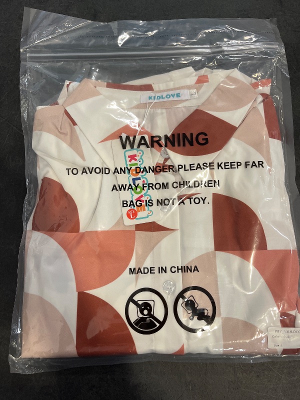 Photo 1 of (L) Womens Button Down Shirts and Shorts Set Two Pieces Pajama Set Summer Casual Long Sleeve Outfits with Pockets
