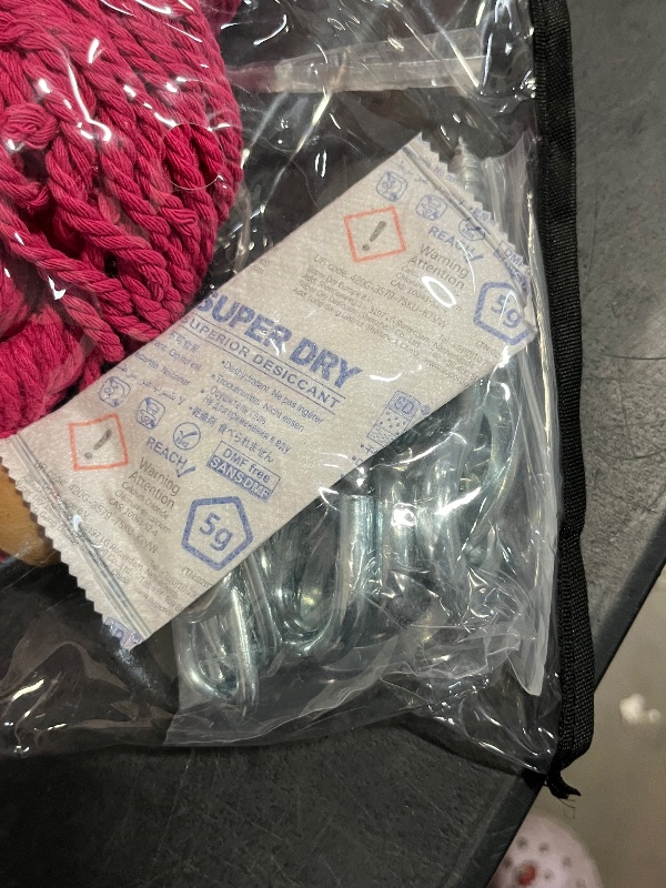 Photo 1 of Bliss Hammocks BHC-412PK Island Rope Hammock Chair w/ Spreader Bar & Hanging Hardware | 40-in. Wide | 265 Lb. Capacity (Pink)