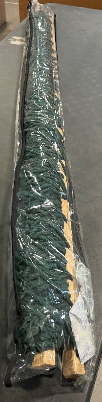 Photo 1 of Bliss Hammocks BH-410GR 60in Wide Cotton Rope Hammock, Indoor Outdoor Poolside Patio Backyard Hammock, Includes Chains & Hooks, Eco Friendly Polyester, Hardwood Spreader, 450 Pound Capacity, Green