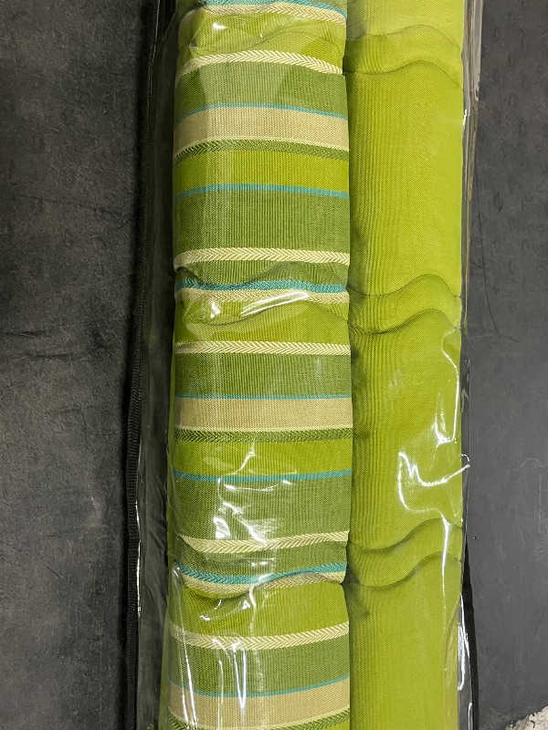 Photo 1 of Reversible 2-Person Quilted Hammock w/ Spreader Bars, Pillow & Hanging Hardware | 55-in. Wide | 420 Lb. Capacity
