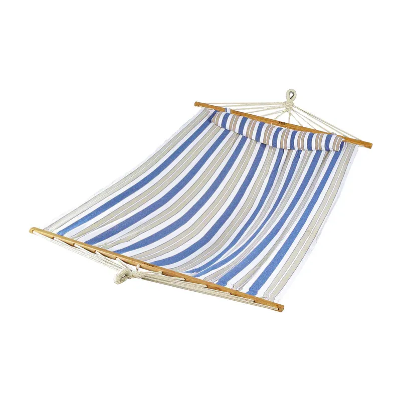 Photo 1 of Caribbean Hammock w/ Pillow & Hanging Hardware | 77-in. Wide | 500 Lb. Capacity
