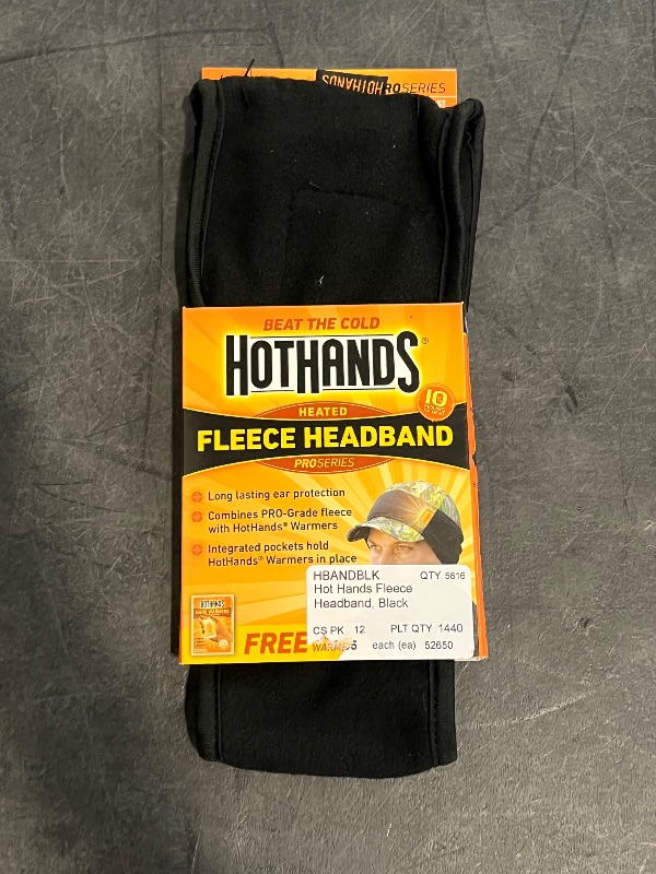Photo 1 of HotHands Heated Fleece Headband
