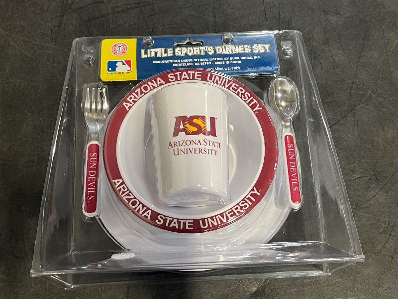 Photo 1 of Arizona State University Sun Devil Childrens Dinner Set 