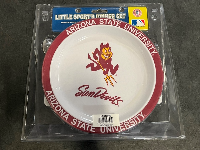 Photo 1 of Arizona State University Sun Devil Childrens Dinner Set 