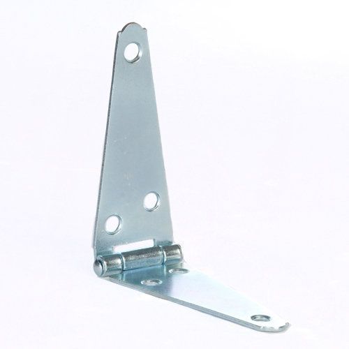 View 1 of Bulldog Hardware 4 in. Heavy Duty Strap Hinge Zinc Plated, 6 Pcs