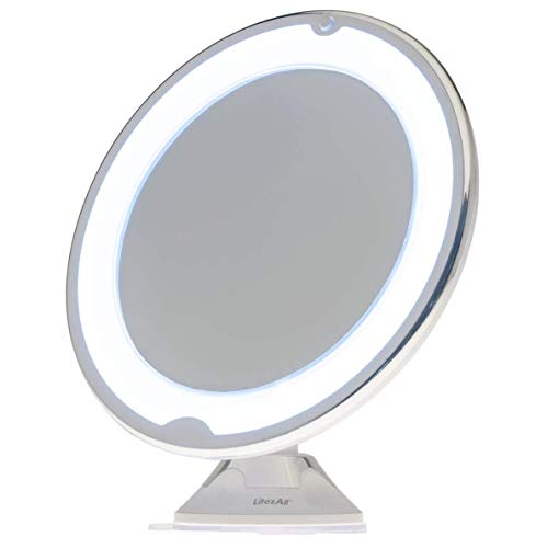 Photo 1 of LitezAll Battery Powered Make-up Mirror with Suction Cup Base
