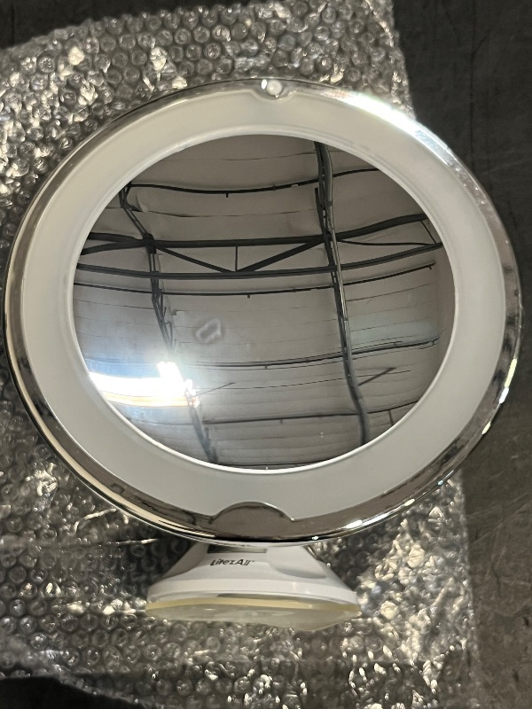 Photo 1 of LitezAll Battery Powered Make-up Mirror with Suction Cup Base
