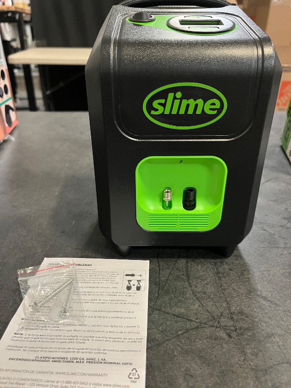Photo 1 of Slime Dual Power Tire Inflator (120V/12V)
