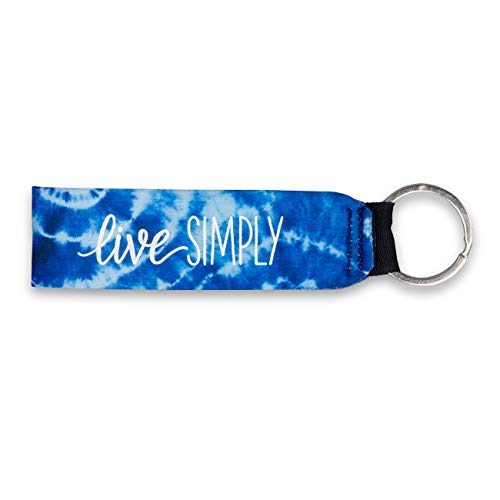 Photo 1 of Brownlow Gifts Simple Inspirations Wristlet Lanyard Keychain Holder, 6.5-Inch, Coastal Live Simply
