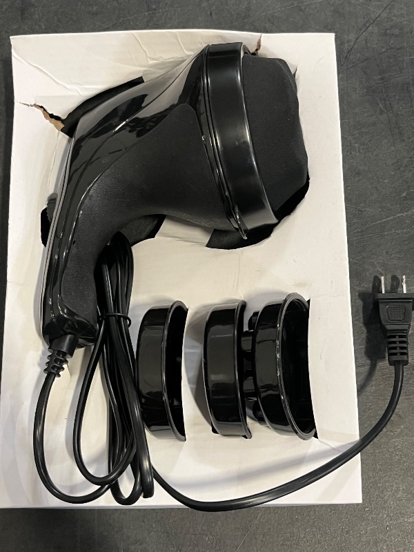 Photo 1 of Handheld Shiatsu Massager with Variable Speed Settings for Back & Neck
