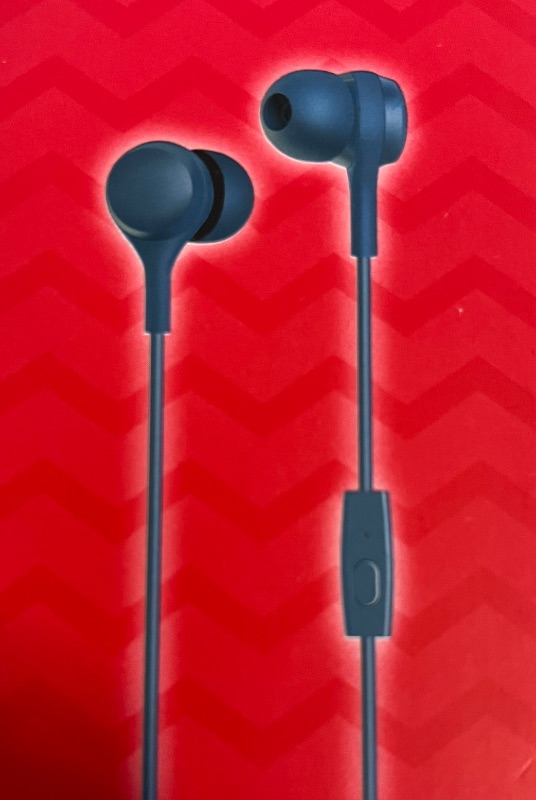 Photo 1 of MobileSpec Wire Earbuds with Mic , Blue