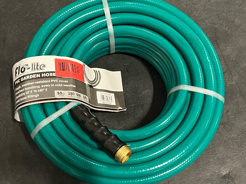 Photo 1 of 50ft Flo-lite PVC Garden Hose, 5/8"
