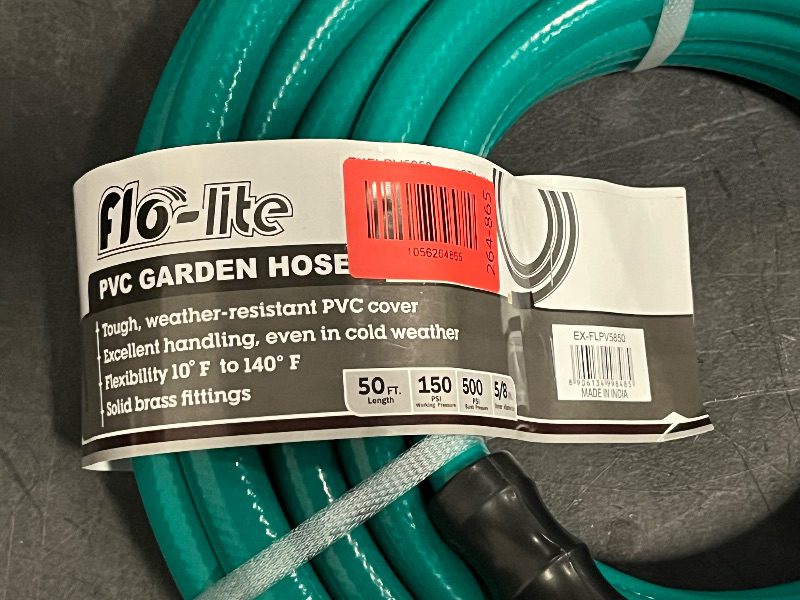 Photo 1 of 50ft Flo-lite PVC Garden Hose, 5/8"
