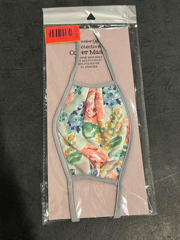 Photo 1 of BrownLow Gifts Protective Cover Mask , Machine Wash 95% Polyester , Floral