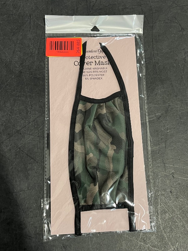 Photo 1 of BrownLow Gifts Protective Cover Mask , Machine Wash 95% Polyester , Camo