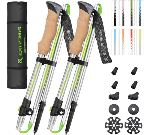 Photo 1 of Ultralight Hiking Poles Includes 10 Accessories - Extremious 
