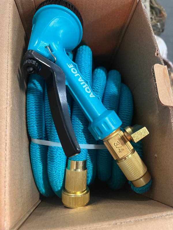 Photo 1 of Aqua Joe Expanding Garden Hose with 5 Pattern Spray