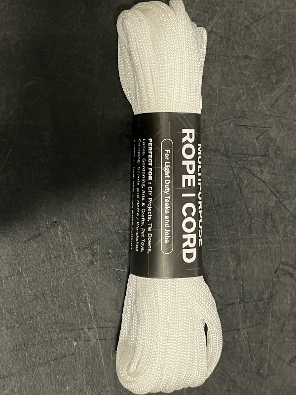 Photo 1 of Atwood Rope Multipurpose 100 Feet Core Nylon Parachute Cord Outside Survival Gear Made in USA | Lanyards, Bracelets, Handle Wraps, Keychain