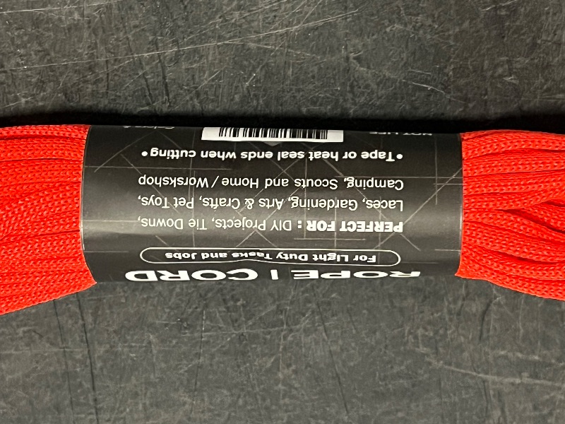 Photo 1 of Atwood Rope Multipurpose 100 Feet Core Nylon Parachute Cord Outside Survival Gear Made in USA | Lanyards, Bracelets, Handle Wraps, Keychain