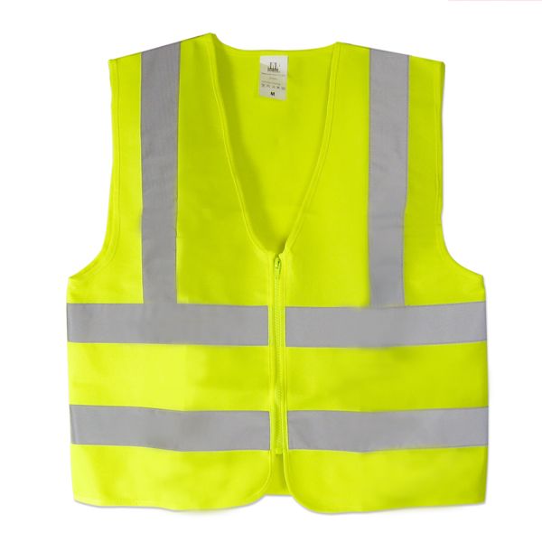 Photo 1 of (XXL) NEIKO Safety Vest High Visibility Vest with Reflective Strips Neon Yellow Vest Zipper Front Reflective Vest for Men and Women Work Vest Security
