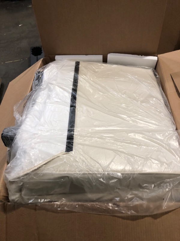 Photo 1 of Swivel Rocker Recliner Chair, Oversized Armless Recliner with Phone Holder & USB Port, Power Recliner Chair for Adults, Cross Legged Glider Rocking Chair for Living Room, Chenille Beige