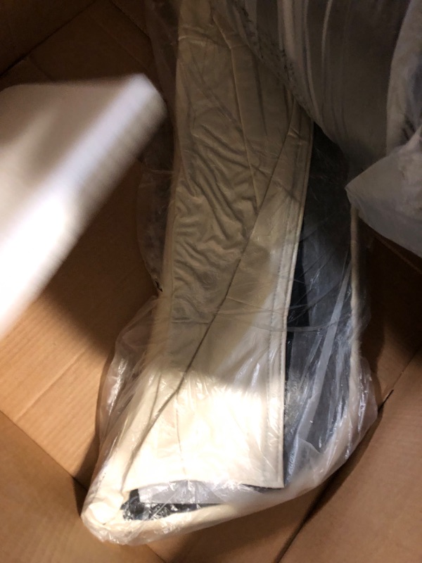 Photo 1 of Swivel Rocker Recliner Chair, Oversized Armless Recliner with Phone Holder & USB Port, Power Recliner Chair for Adults, Cross Legged Glider Rocking Chair for Living Room, Chenille Beige